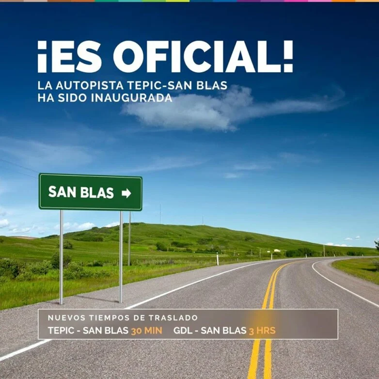 Autopista Tepic - San Blas Autopista Tepic-San Blas-Gdl