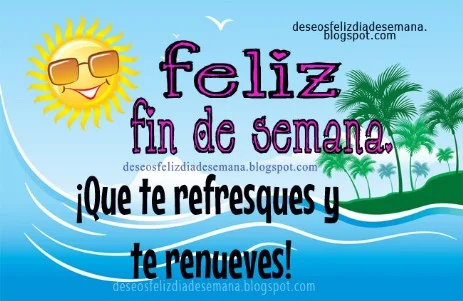 Feliz fin de semana feliz fin de semana en la playa