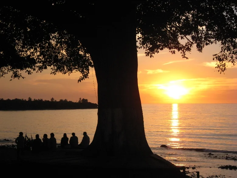 puesta de sol Paraiso Miramar San Blas